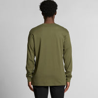 Mens Staple LS Tee | Arena Custom Blanks - Arena Prints - Modeled Shot - Back