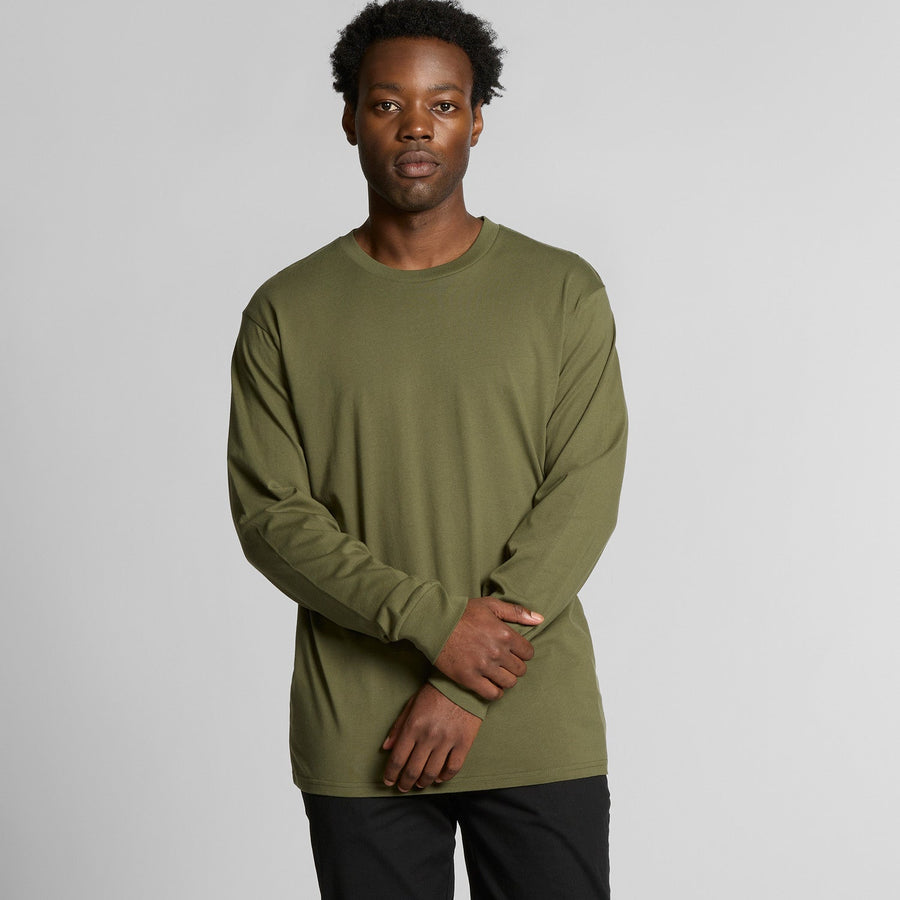 Mens Staple LS Tee | Arena Custom Blanks - Arena Prints - Modeled Shot - Front