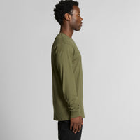 Mens Staple LS Tee | Arena Custom Blanks - Arena Prints - Modeled Shot - Side