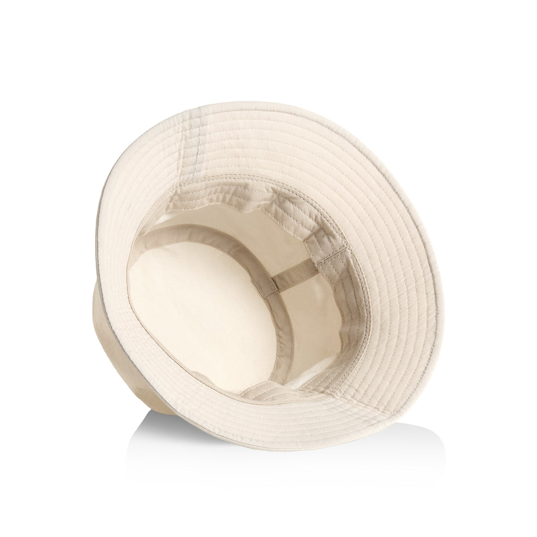 Nylon Bucket Hat | Arena Custom Blanks - Arena Prints - Back - Ecru - Cream