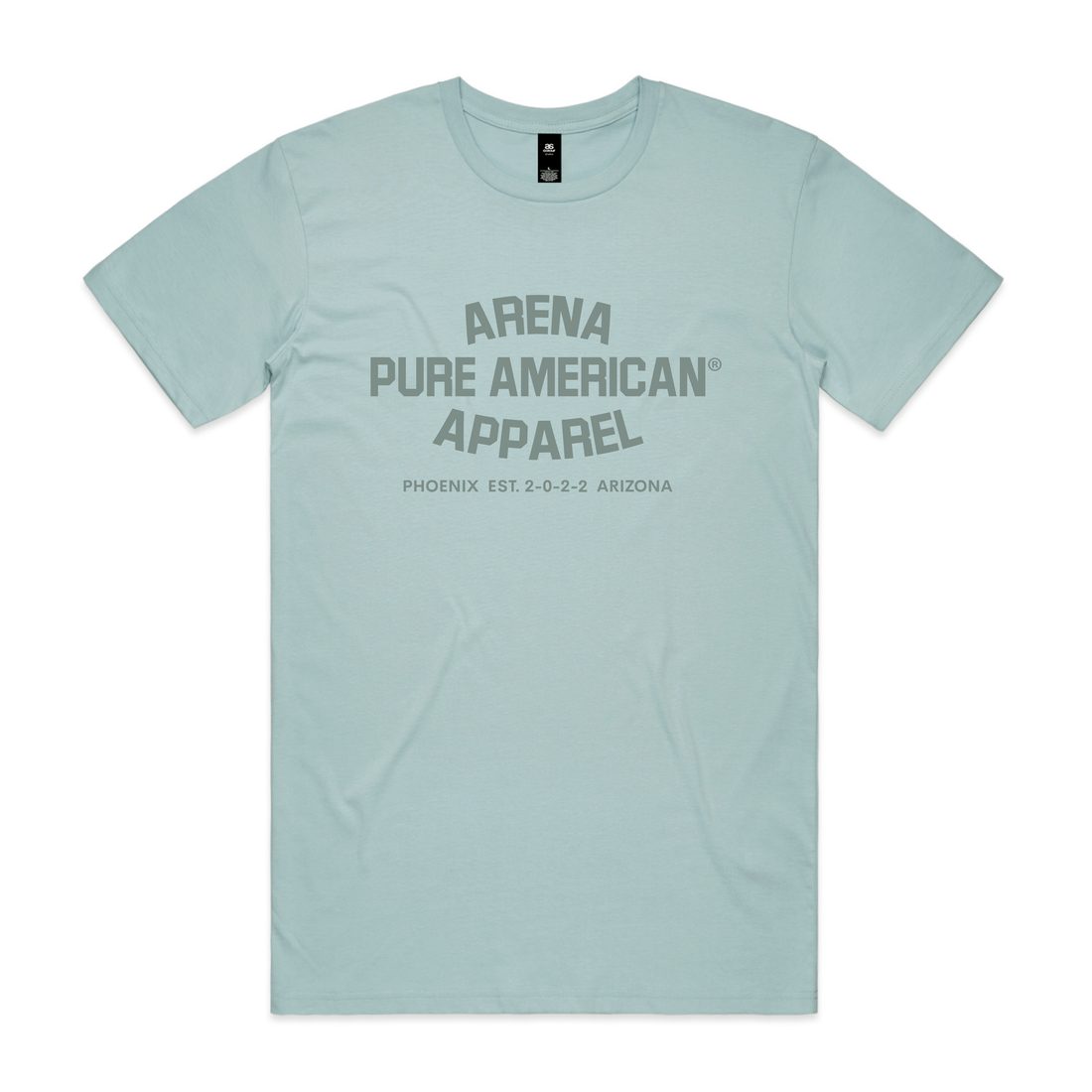 Pale Blue Pure American Staple Tee | Arena Apparel