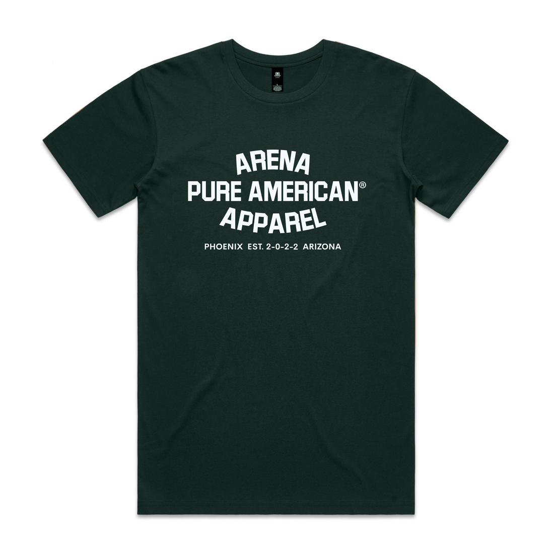 Pine Green Pure American Staple Tee | Arena Apparel