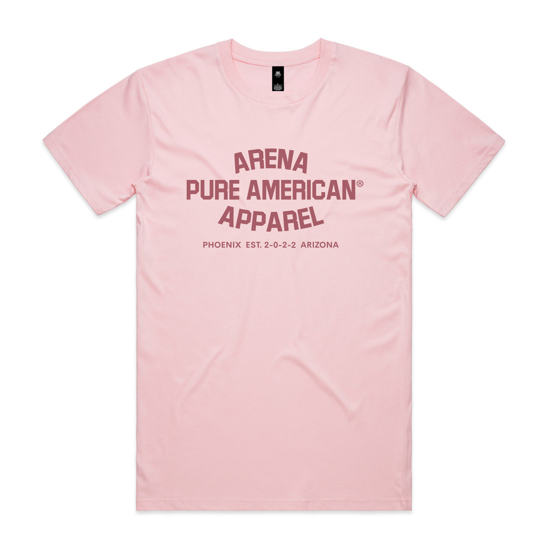 Pink Pure American Staple Tee | Arena Apparel