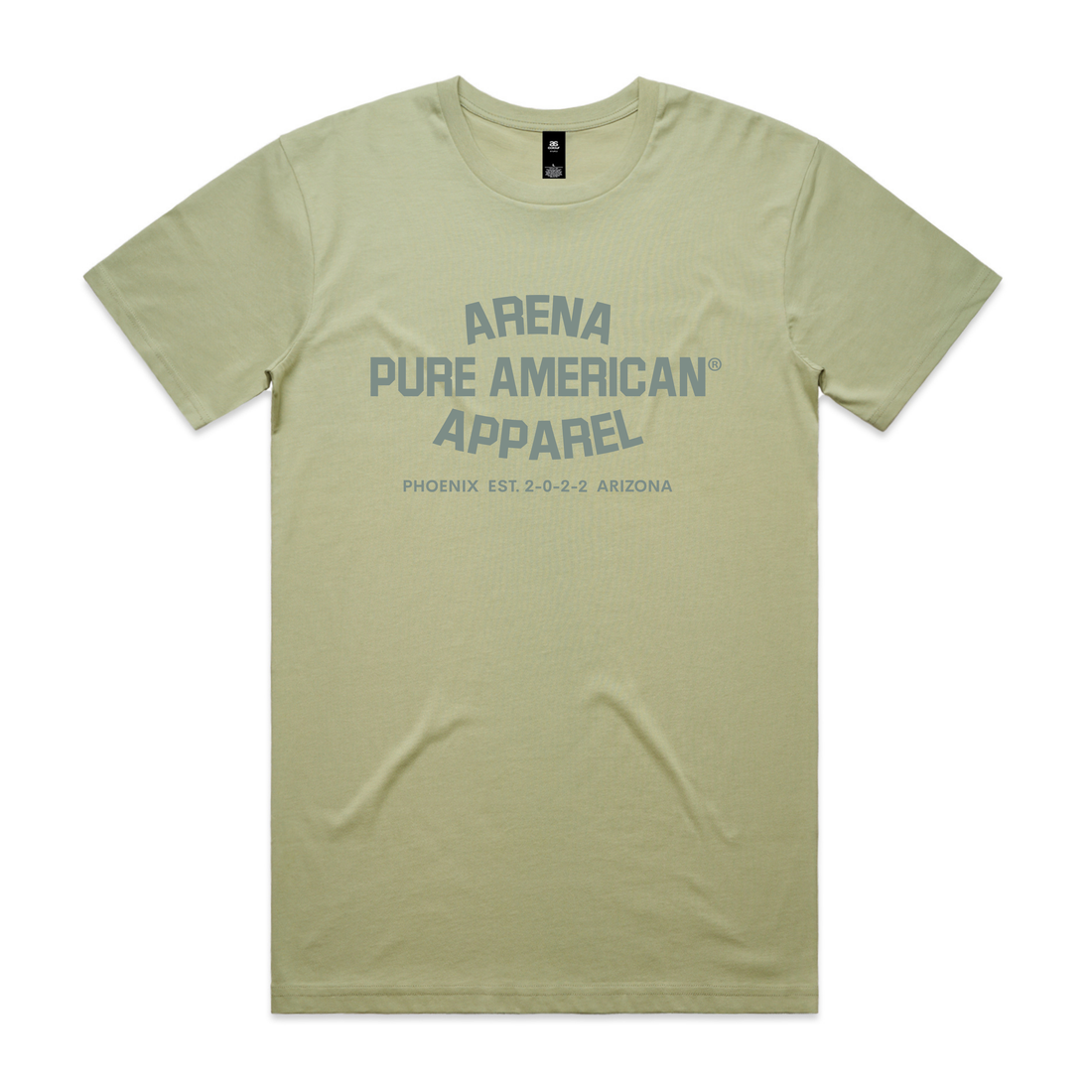Pistachio Pure American Staple Tee | Arena Apparel