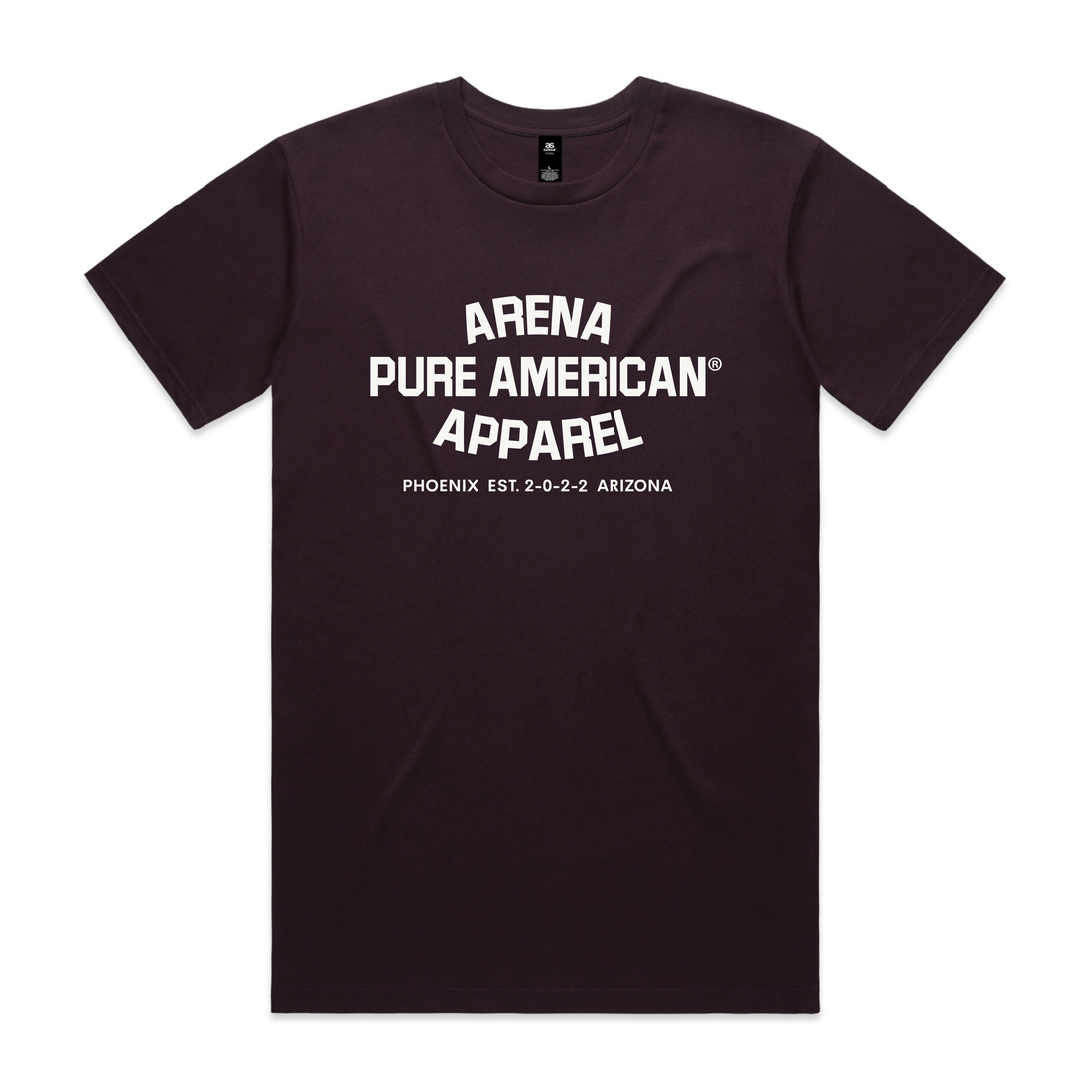 Plum Pure American Staple Tee | Arena Apparel