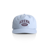 Light blue cap with 'Arena Stereo' text on a white background