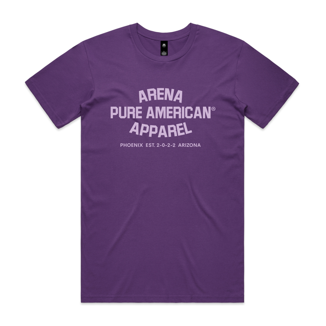 Purple Pure American Staple Tee | Arena Apparel