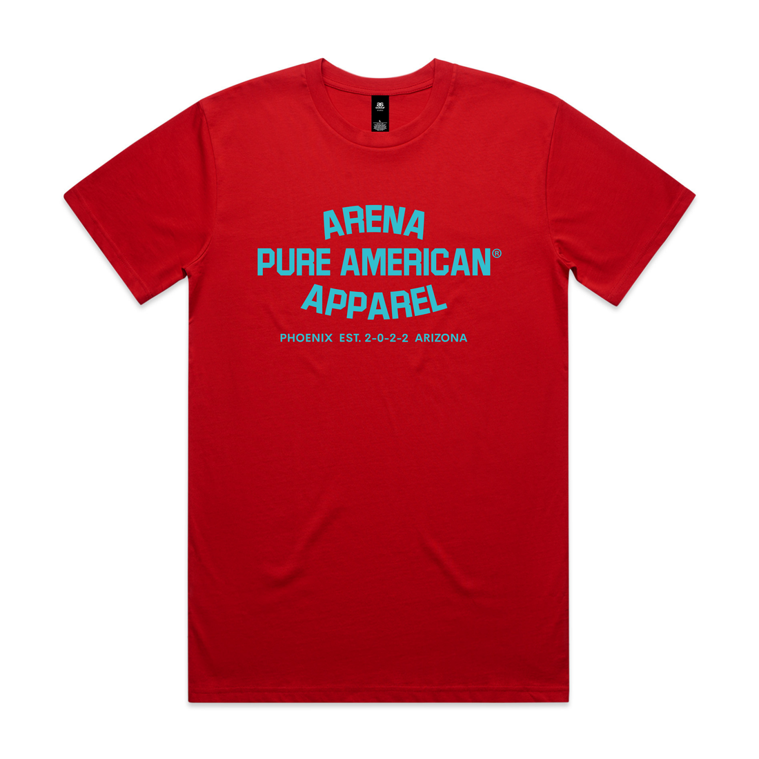 Red Pure American Staple Tee | Arena Apparel