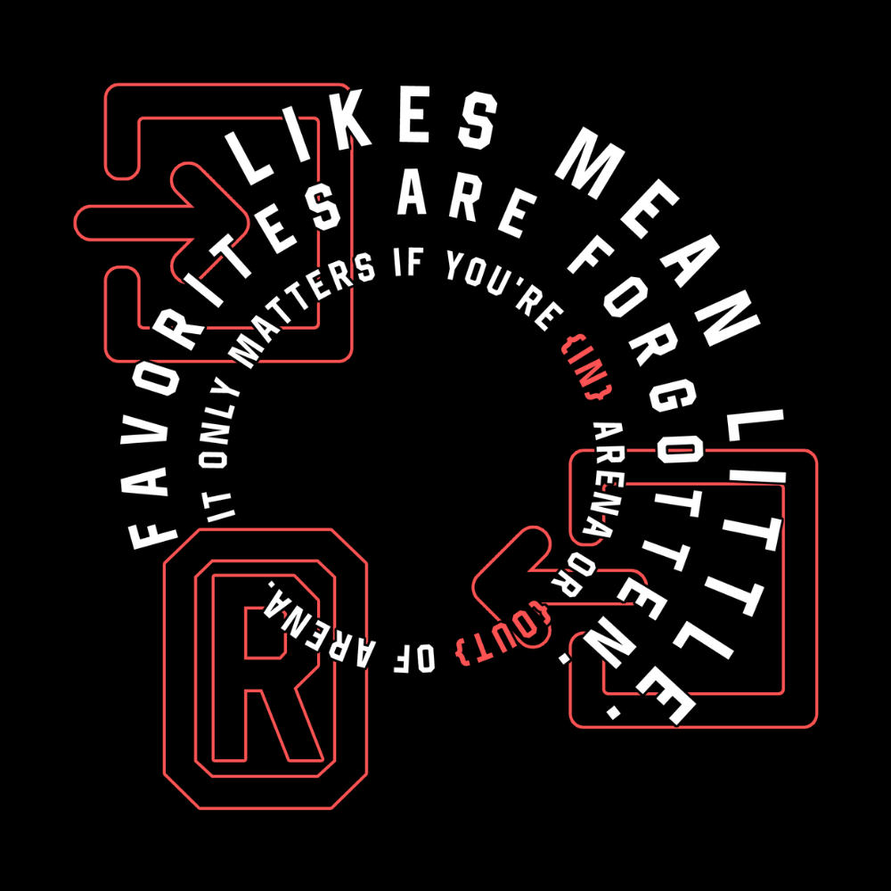 Are You In? Graphic Print Box Tee | Arena Apparel