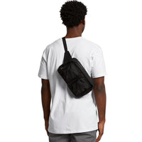 Recycled Double Waist Bag | Arena Custom blanks - Arena Prints - Modeled Shot - Cover