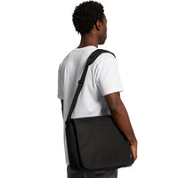 Recycled Messenger Bag | Arena Custom Blanks - Arena Prints - Modeled Shot - Cover