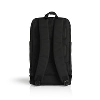 Recycled Travel Backpack | Arena Custom Blanks - Arena Prints - Back - Black
