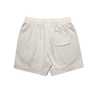 Relax Faded Track Shorts | Arena Custom Blanks - Arena Prints - Back - Faded Bone - Cream