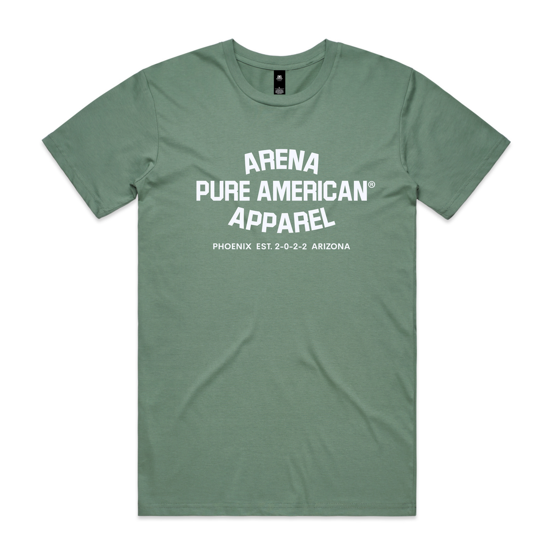Sage Pure American Staple Tee | Arena Apparel