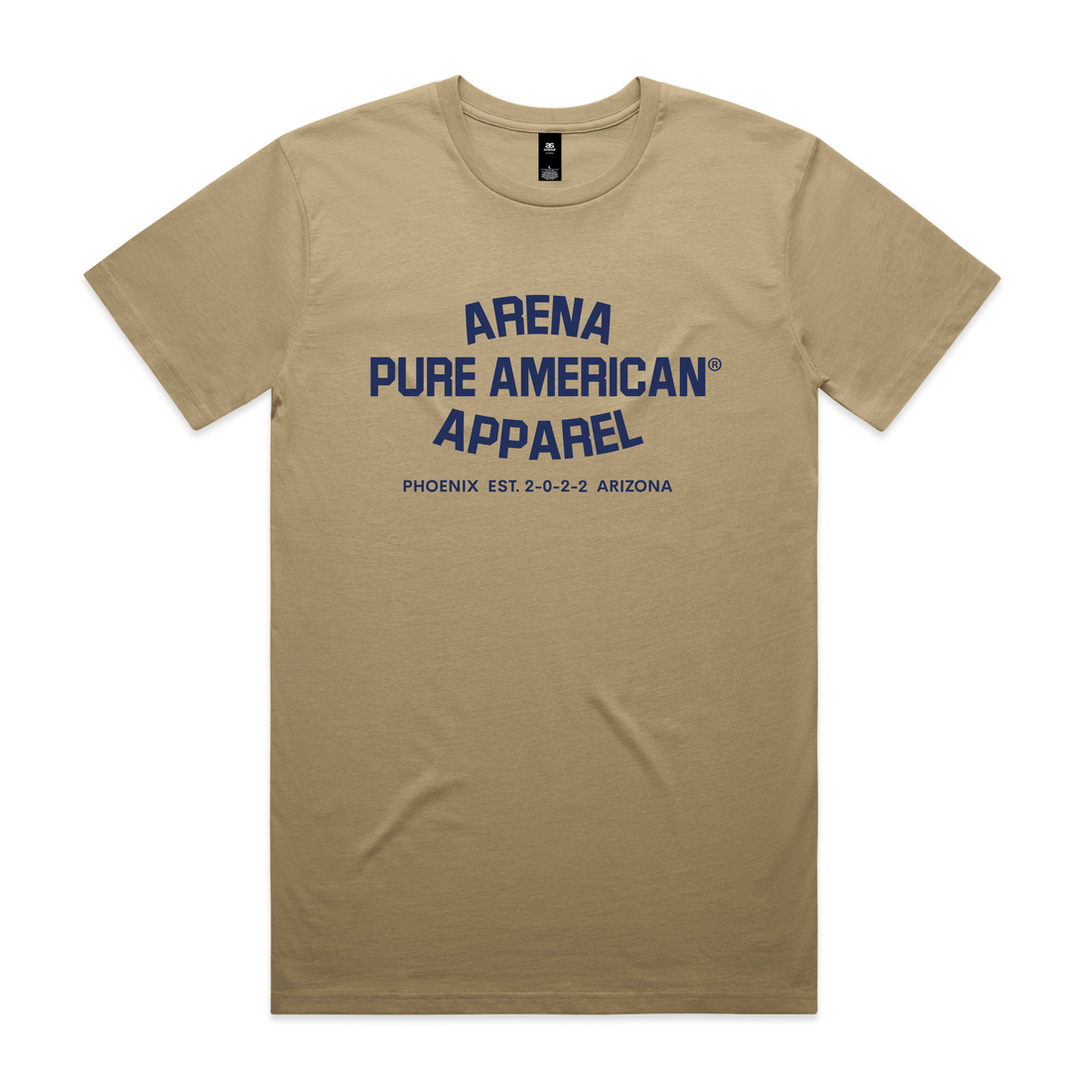 Sand Pure American Staple Tee | Arena Apparel