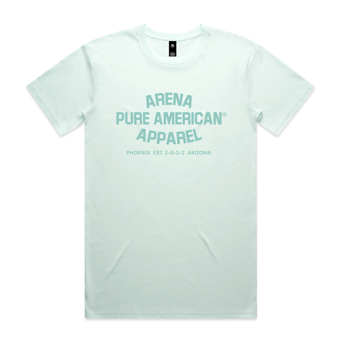 Seafoam Pure American Staple Tee | Arena Apparel