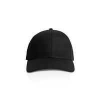 Stock Canvas Cap | Arena Custom Blanks - Arena Prints - Front  - Black
