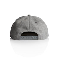 Stock Cap | Arena Custom Blanks - Arena Prints - Back - Athletic Heather - Grey