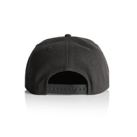 Stock Cap | Arena Custom Blanks - Arena Prints - Back - Coal - Grey