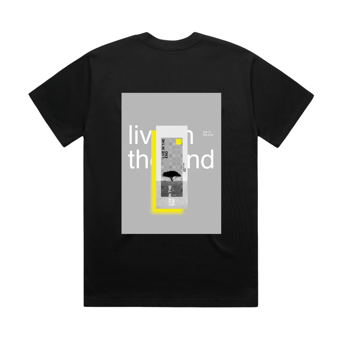 Live In The End Graphic Print Heavy Tee | Arena Apparel