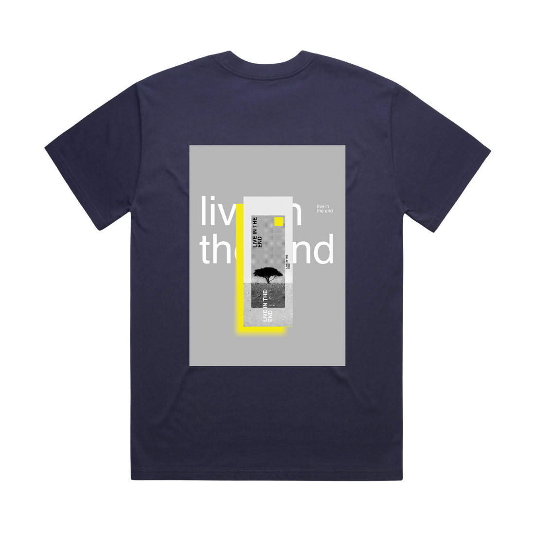 Live In The End Graphic Print Heavy Tee | Arena Apparel