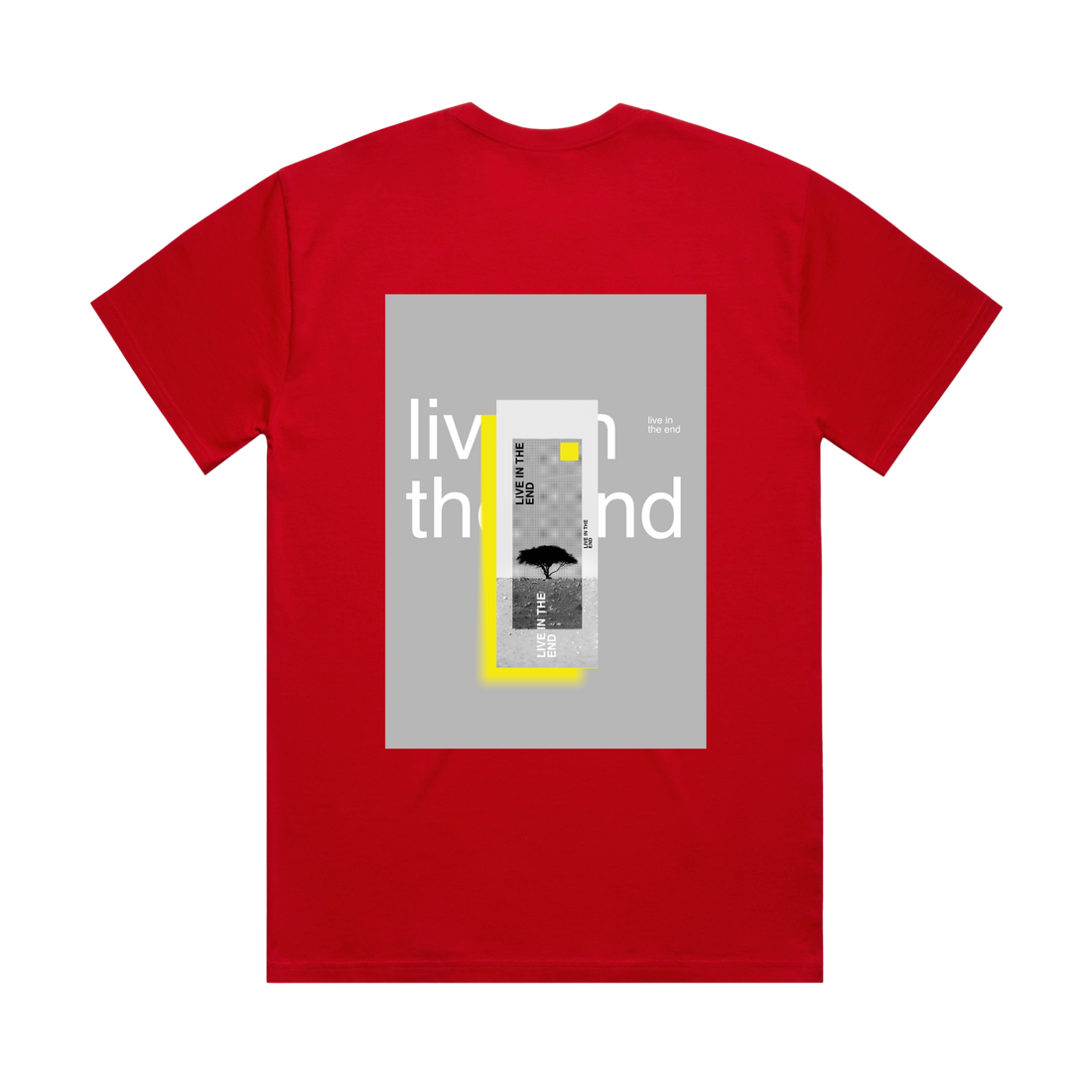 Live In The End Graphic Print Heavy Tee | Arena Apparel