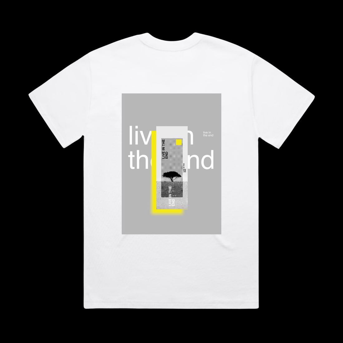 Live In The End Graphic Print Heavy Tee | Arena Apparel