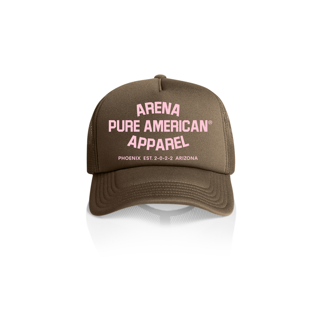 Walnut Pure American Frame Foam Trucker Cap | Arena Apparel