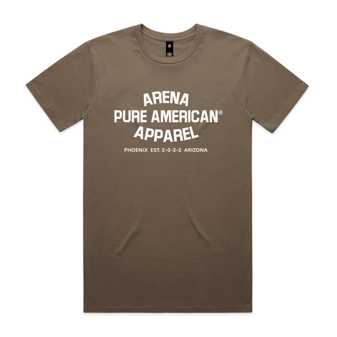 Walnut Pure American Staple Tee | Arena Apparel