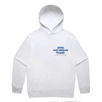 White Pure American Relax Hood | Arena Apparel