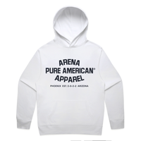 White Pure American Relax Hood | Arena Apparel
