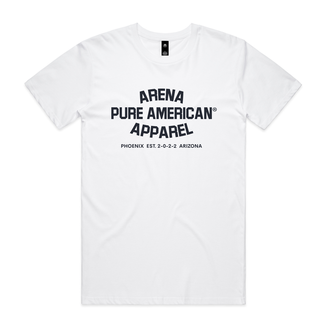 White Pure American Staple Tee | Arena Apparel