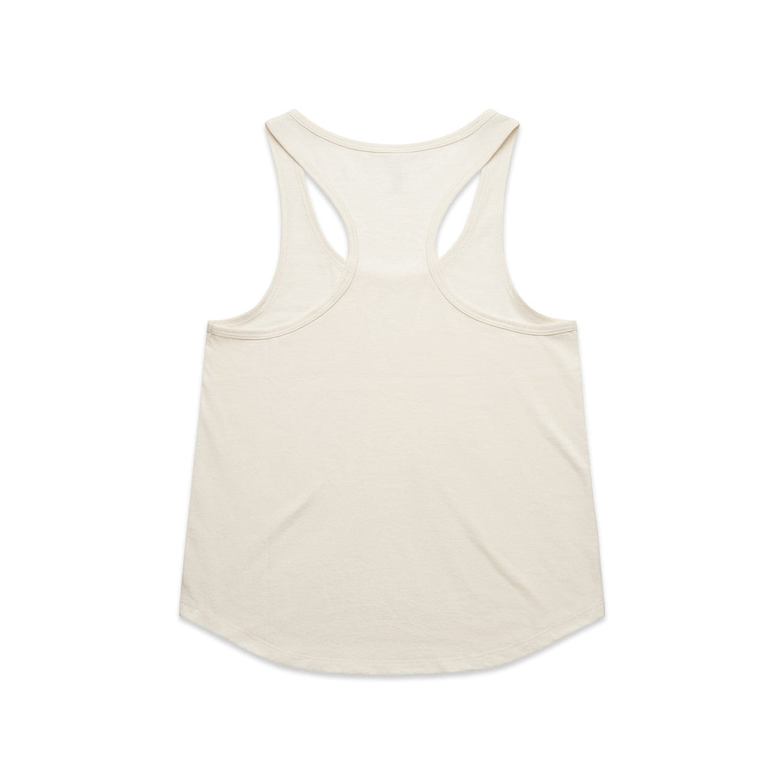 Women's Active Maple Racerback | Arena Custom Blank - Arena Prints - Back - Ecru - Cream