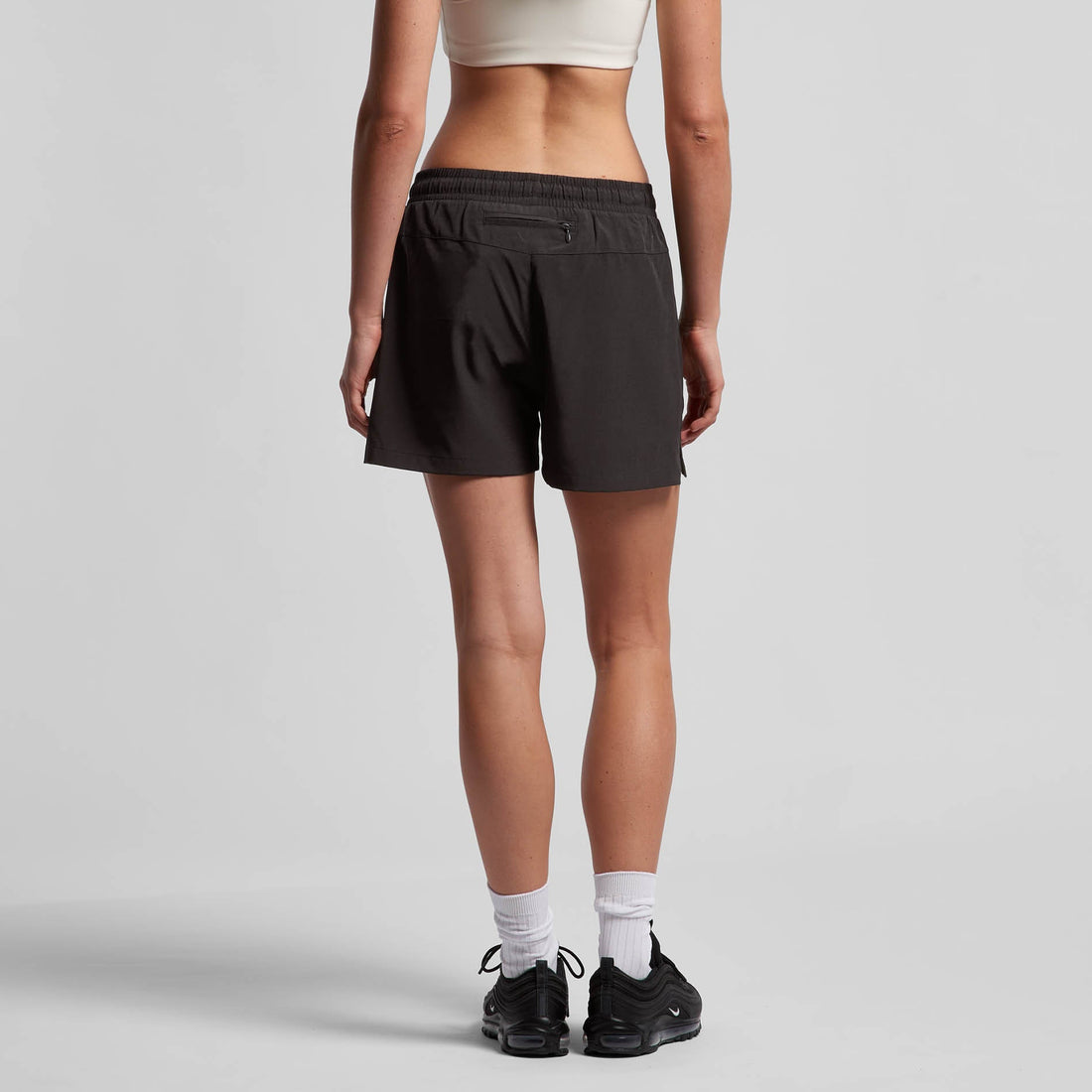 Women's Active Shorts | Arena Custom Blanks - Arena Prints - Modeled Shot - Back