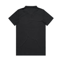 Women's Amy Polo |  Arena Custom Blanks - Arena Prints - Back - Black