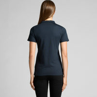 Women's Amy Polo |  Arena Custom Blanks - Arena Prints - Modeled Shot - Back