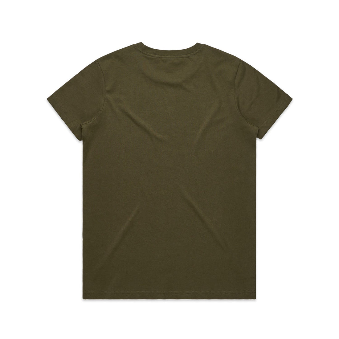 Women's Basic Tee | Arena Custom Blanks - Arena Prints - Back - Army - Green