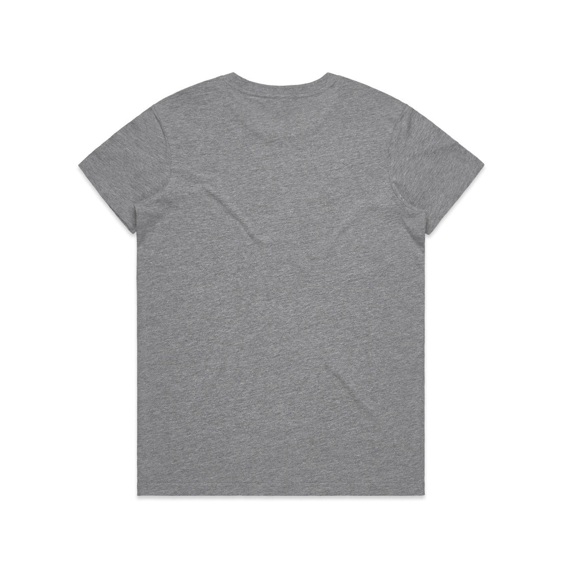 Women's Basic Tee | Arena Custom Blanks - Arena Prints - Back - Athletic Heather - Grey