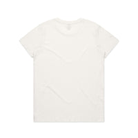 Women's Basic Tee | Arena Custom Blanks - Arena Prints - Back - Natural - White