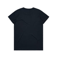 Women's Basic Tee | Arena Custom Blanks - Arena Prints - Back - Navy - Blue