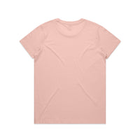 Women's Basic Tee | Arena Custom Blanks - Arena Prints - Back - Pale Pink - Pink