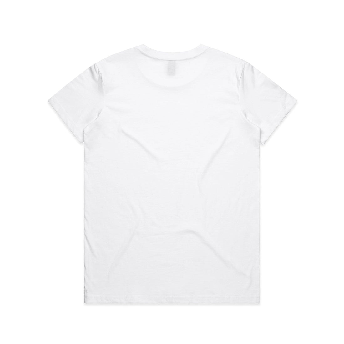 Women's Basic Tee | Arena Custom Blanks - Arena Prints - Back - White