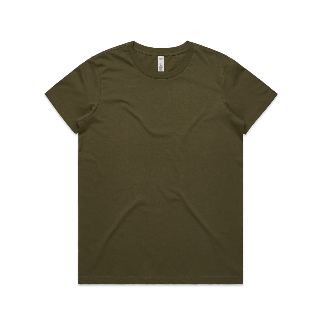 Women's Basic Tee | Arena Custom Blanks - Arena Prints - Front - Army - Green