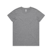 Women's Basic Tee | Arena Custom Blanks - Arena Prints - Front - Athletic Heather - Grey