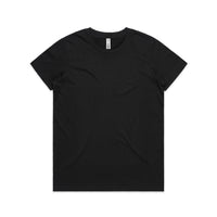 Women's Basic Tee | Arena Custom Blanks - Arena Prints - Front - Black