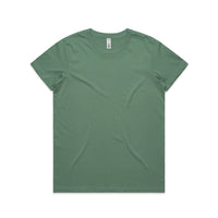 Women's Basic Tee | Arena Custom Blanks - Arena Prints - Front - Sage - Green