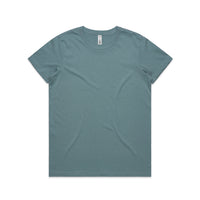 Women's Basic Tee | Arena Custom Blanks - Arena Prints - Front - Slate Blue - Blue