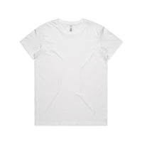Women's Basic Tee | Arena Custom Blanks - Arena Prints - Front - White