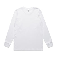 Women's Classic Long Sleeve Tee - Arena Prints - Front - White