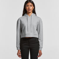 Women's Crop Hoodie | Arena Custom Blank - Arena Prints - Modeled Shot - Front